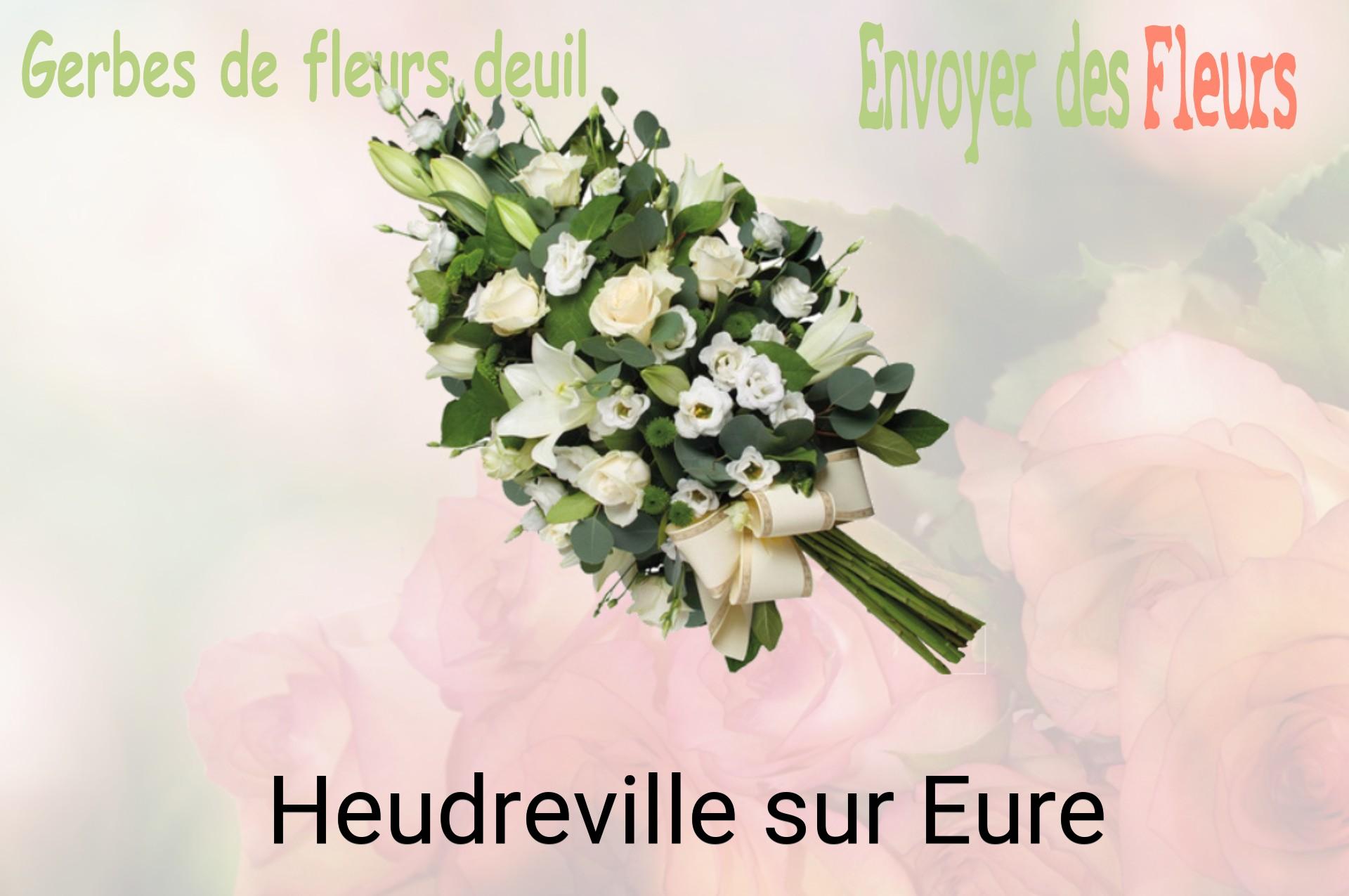 Gerbe de fleurs de deuil livrée à Heudreville-sur-Eure